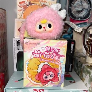 Baby Three Flower Hair Ring ( Revealed pink bunny)